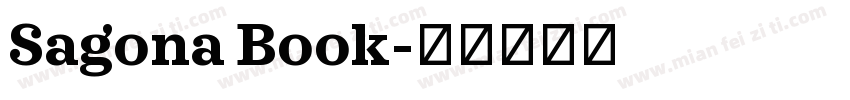 Sagona Book字体转换
